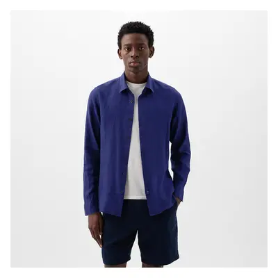 Ing GAP Longsleeve Linen Shirt Deep Cobalt