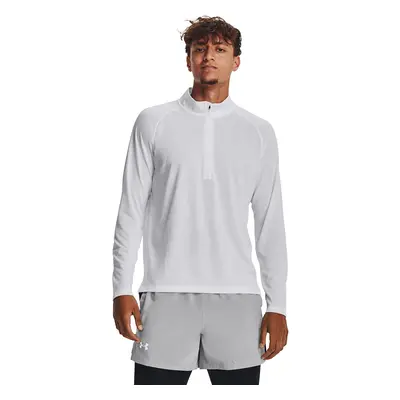 Pulóver Under Armour Streaker Half Zip White