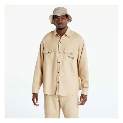 Kabát PREACH Tailored Pocket Shirt Beige