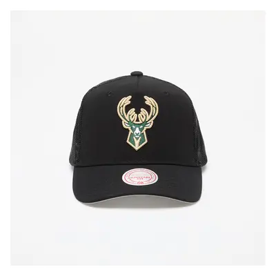 Baseball sapka Mitchell & Ness NBA Monogram Trucker Milwaukee Bucks Black