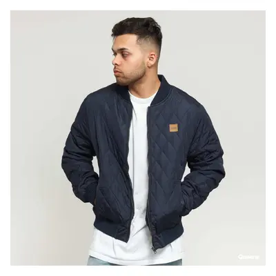 Kabát Urban Classics Diamond Quilt Nylon Jacket Navy