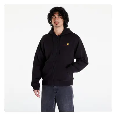 Pulóver Carhartt WIP Hooded American Script Jacket UNISEX Black