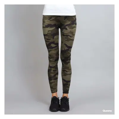 Leggings Urban Classics Ladies Camo Leggings Camo Green