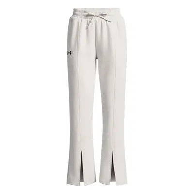 Nadrágok Under Armour Unstoppable Flc Split Pant White Clay