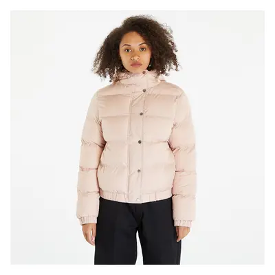 Kabát Urban Classics Ladies Hooded Puffer Jacket Light Pink