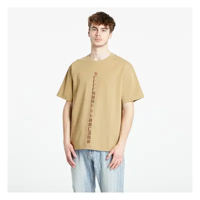 Póló PLEASURES Drag Heavyweight T-Shirt Beige