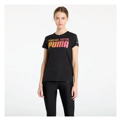 Póló PUMA Run Favroites Forever Faster Graphic Tee Black