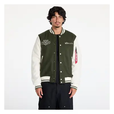 Kabát Alpha Industries Varsity Air Force Jacket Dark Olive