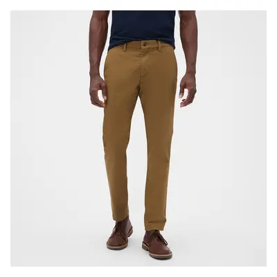 Nadrágok GAP Chino Skinny Fit Pants Palomino Brown Global