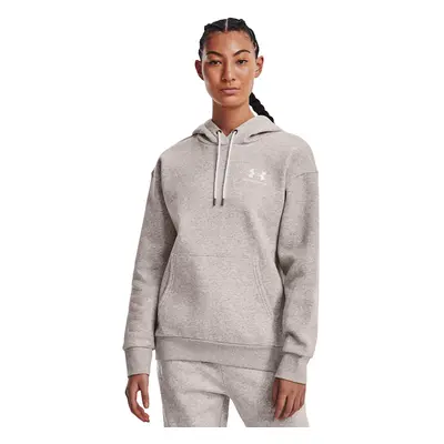 Pulóver Under Armour Essential Fleece Hoodie Ghost Gray Light Heather