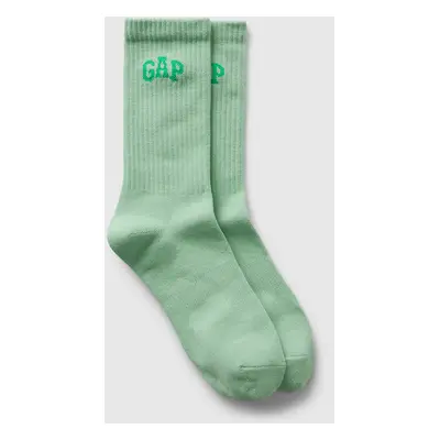 GAP Logo Crew Socks Meadow Green 743