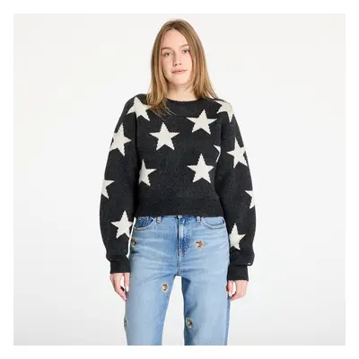 Pulóver Tommy Jeans Star Patern Sweater Black