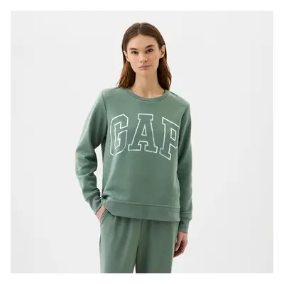 Pulóver GAP Logo Sweatshirt Laurel Wreath Green 17-6