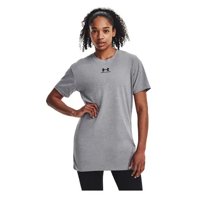 Póló Under Armour W Extended Ss New Steel Light Heather