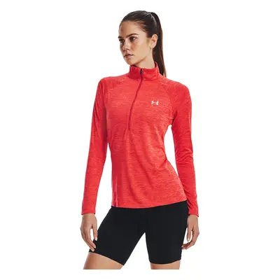 Pulóver Under Armour Tech 1/2 Zip - Twist Red