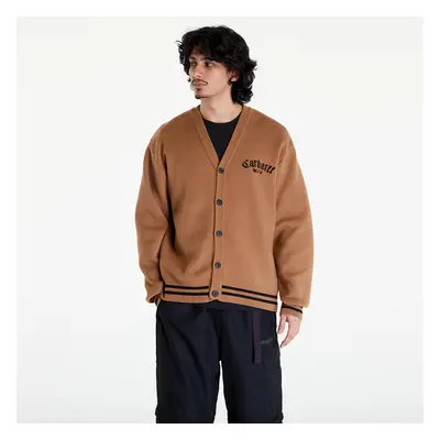 Pulóver Carhartt WIP Onyx Cardigan UNISEX Hamilton Brown/ Black