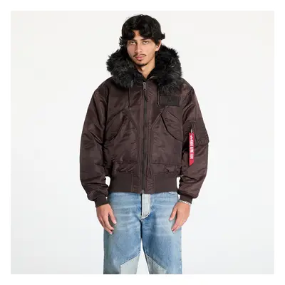 Kabát Alpha Industries 45P Hooded Custom Jacket Hunter Brown