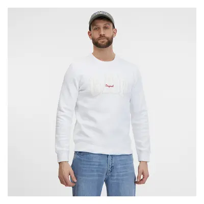 Pulóver GAP Crewneck Logo Sweatshirt White000