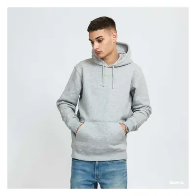 Pulóver Queens Basic Hoodie melange šedá