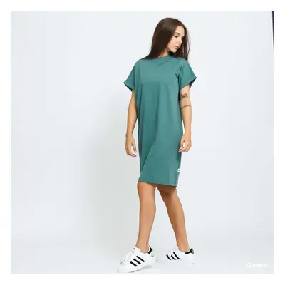 Ruha Urban Classics Ladies Organic Cotton Cut On Sleeve Tee Dress Green