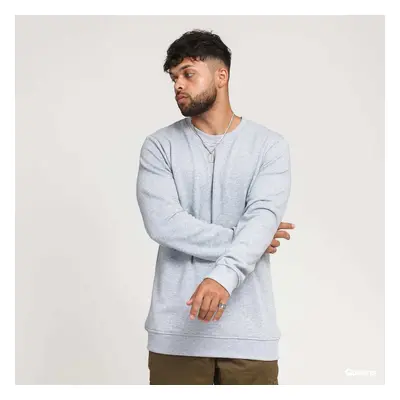 Pulóver Urban Classics Organic Basic Crew Melange Grey