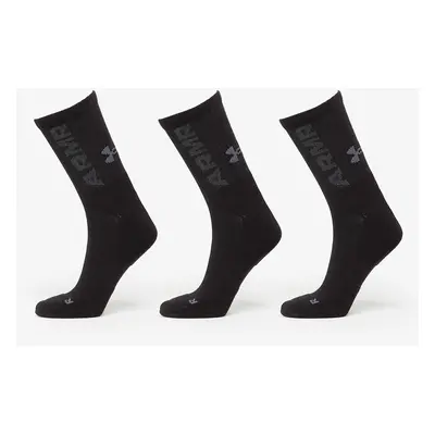 Under Armour 3-Maker Cushioned Mid-Crew 3-Pack Socks Black