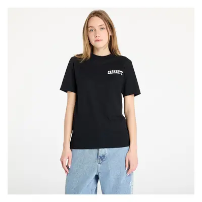 Póló Carhartt WIP University Script Short Sleeve T-Shirt UNISEX Black/ White