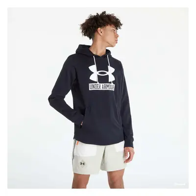 Under Armour Rival Terry Logo Hoodie Black/ Onyx White