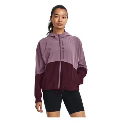 Kabát Under Armour Woven Fz Jacket Misty Purple