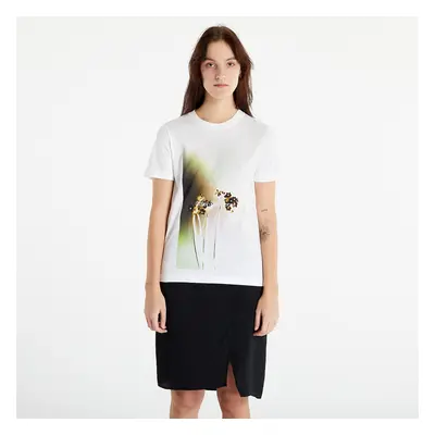 Póló CALVIN KLEIN JEANS Floral Photoprint Tee Bright White