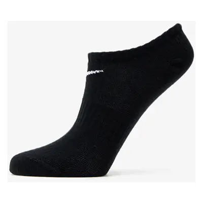 Nike Everyday Lightweight Training No-Show Socks 3-Pack Black/ White