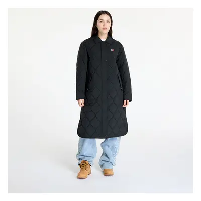 Kabát Tommy Jeans Onion Quilt Coat Jacket Black