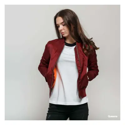 Kabát Urban Classics Ladies Basic Bomber Jacket Wine