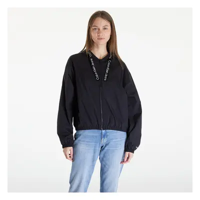 Széldzseki Calvin Klein Jeans Logo Drawstring Windbreaker Black