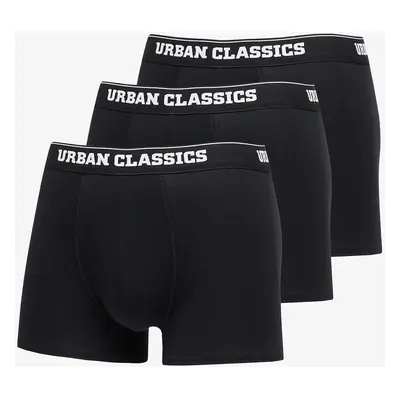 Urban Classics Organic Boxer Shorts 3-Pack Black/ Black/ Black