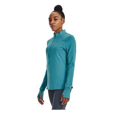 Póló Under Armour Qualifier Run 2.0 1/2 Zip Blue