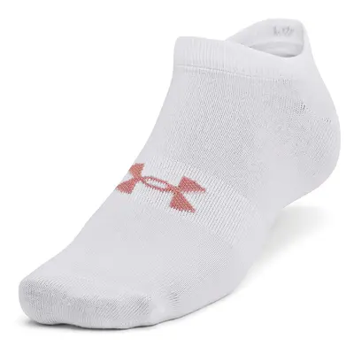 Under Armour Essential No Show 3-Pack Pink Elixir