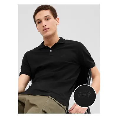 Póló GAP Logo Polo Black