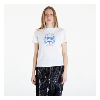 Póló Tommy Jeans Prep Luxe Tee White