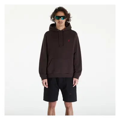 Pulóver Gramicci One Point Hooded Sweatshirt UNISEX Deep Brown