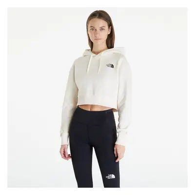 Pulóver The North Face Trend Cropped Fleece Hoodie White Dune