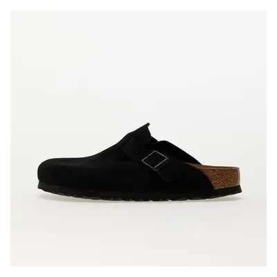 Sneakers Birkenstock Boston Soft Footbed Velvet Leather Black