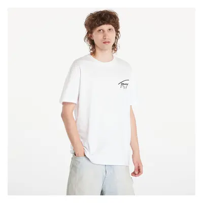 Póló Tommy Jeans Regular Signature Print Tee White