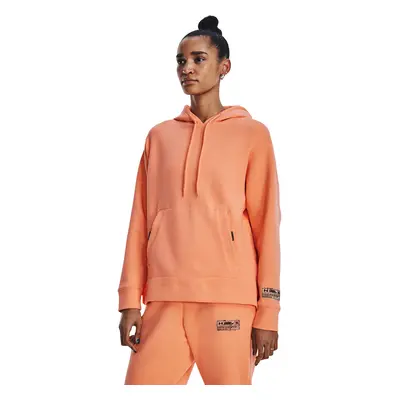 Pulóver Under Armour Summit Knit Hoodie Orange