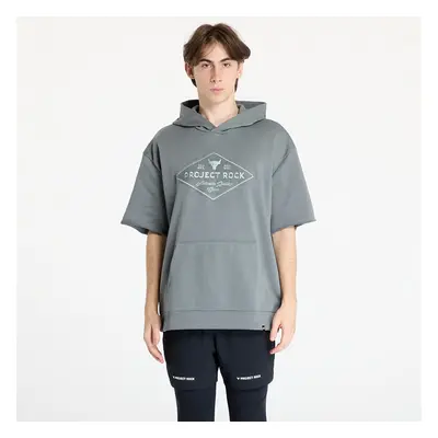 Pulóver Under Armour Project Rock Heavyweight Short Sleeve Hooded Tools T-Shirt Clay Green/ Clay