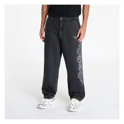 Nadrágok RIPNDIP Volt Denim Pants Black