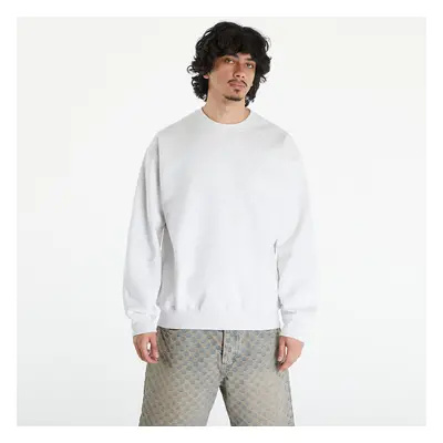 Pulóver Nike Solo Swoosh Men's Fleece Crew Birch Heather/ White