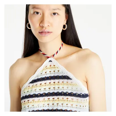 Top TOMMY JEANS Summer Crochet Top Lemon Zest/ Multi