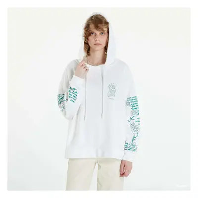 Pulóver Sixth June Skull Print Hoodie White