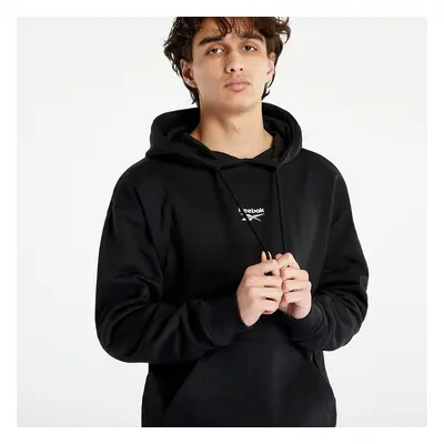 Pulóver Reebok Classics Small Vector Hoodie Black/ Chalk